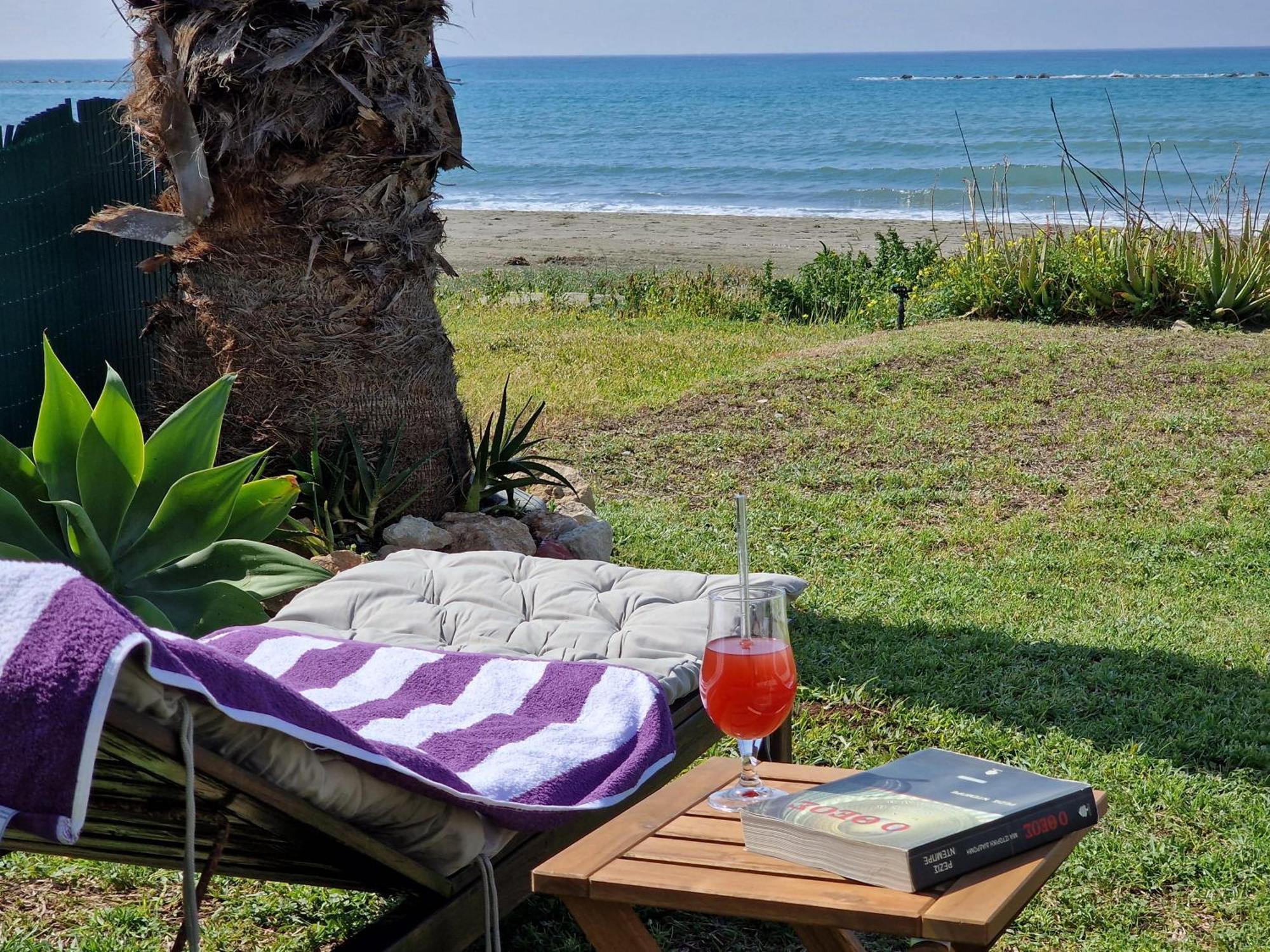Ammos Beachfront Villa Paradise ラルナカ エクステリア 写真